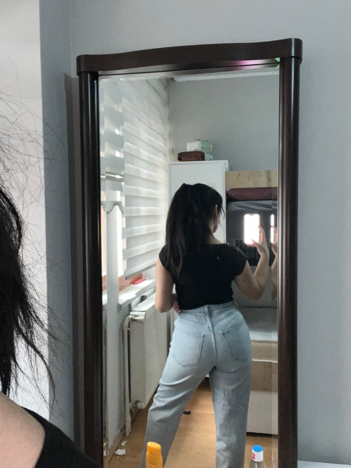 BEYMEN Parlak Taşlı Kot Pantolon - Görsel 3