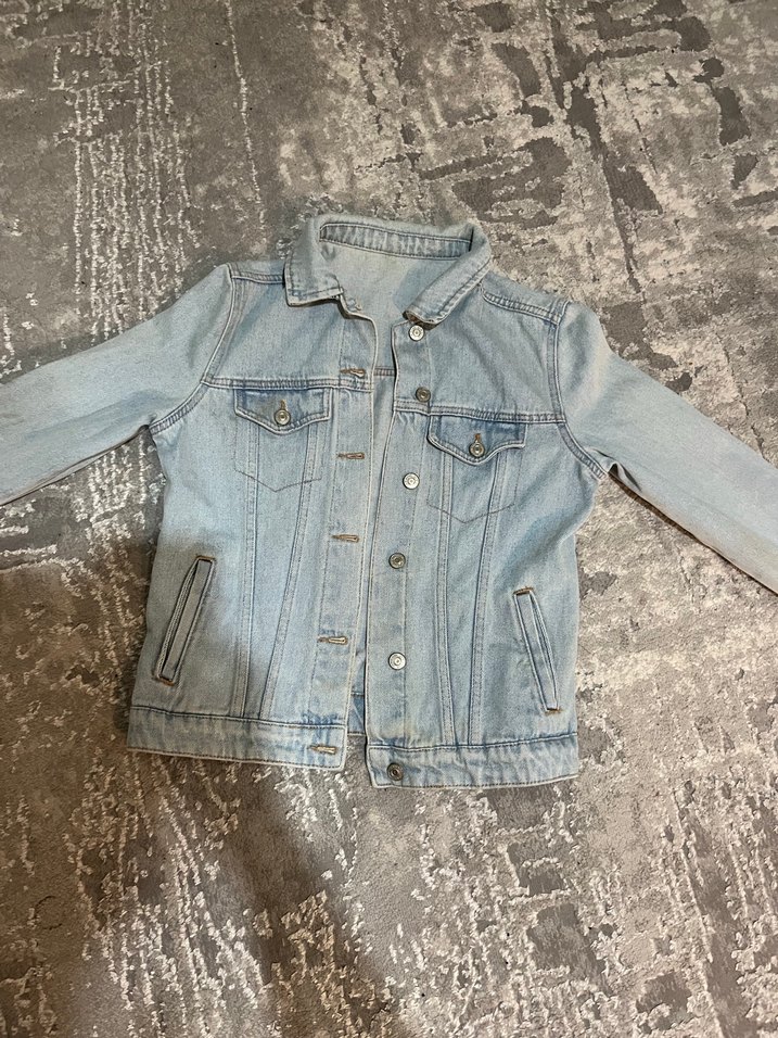 Açık Mavi Kadın Denim Ceket - Görsel 5