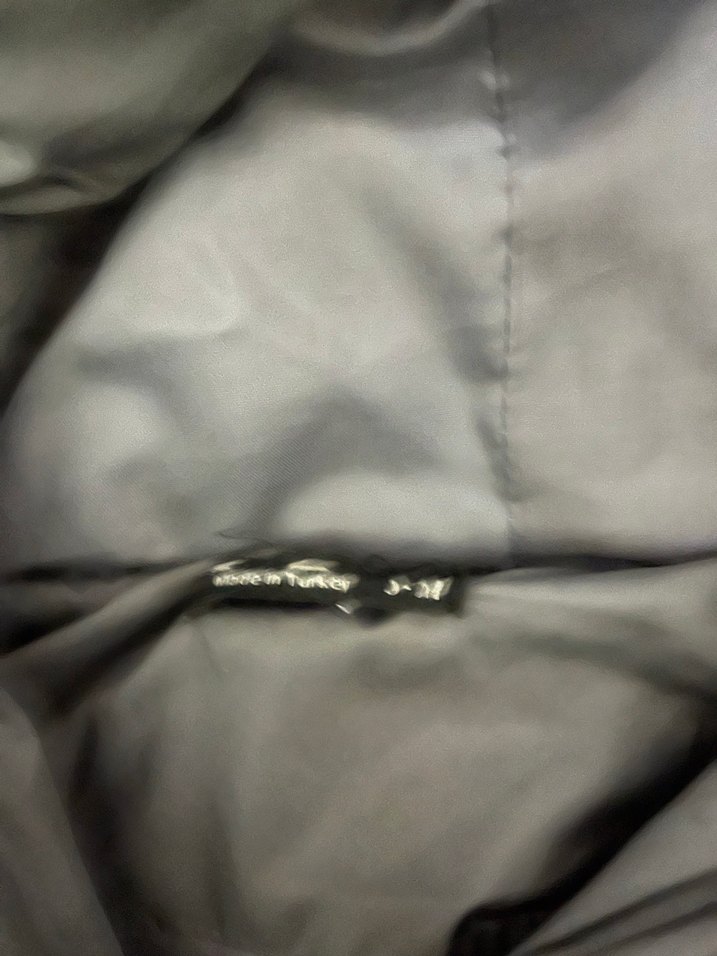 Gri Uzun Kadın Kışlık Mont( Tesettüre uygun) - Görsel 4