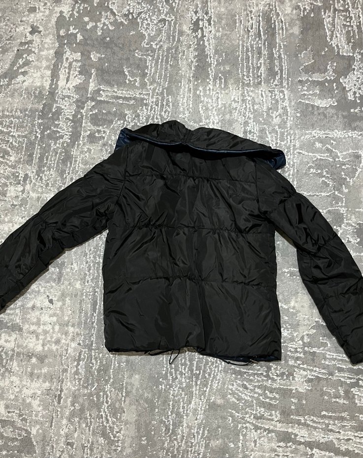 ÇİFT TARAFLI Kadın Lacivert-Siyah Kışlık Mont - Görsel 4