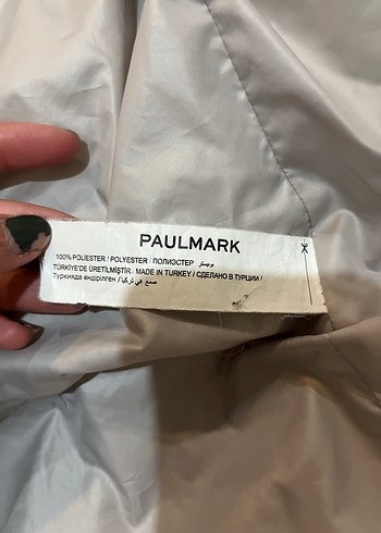 Gri Kadın Kışlık Mont, - Görsel 3