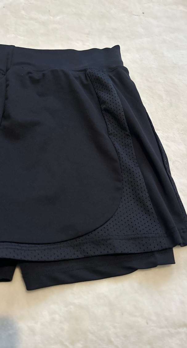 Siyah Bantlı Mini Hamile Şortu - Görsel 3