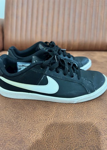 Siyah Gri Spor Ayakkabı Bağcıkları Nike - Görsel 3