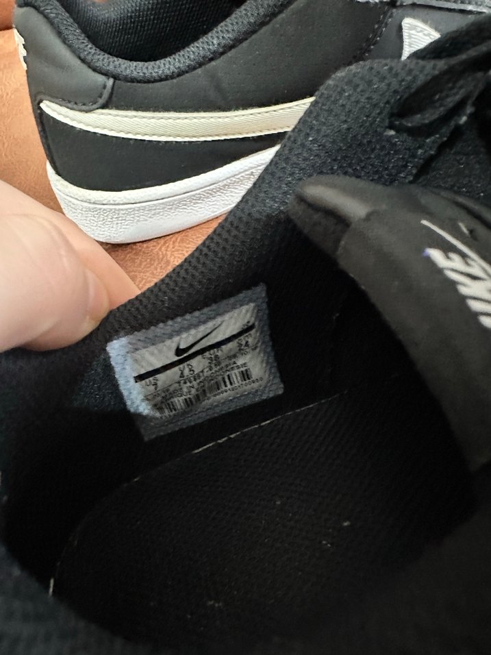 Siyah Gri Spor Ayakkabı Bağcıkları Nike - Görsel 4