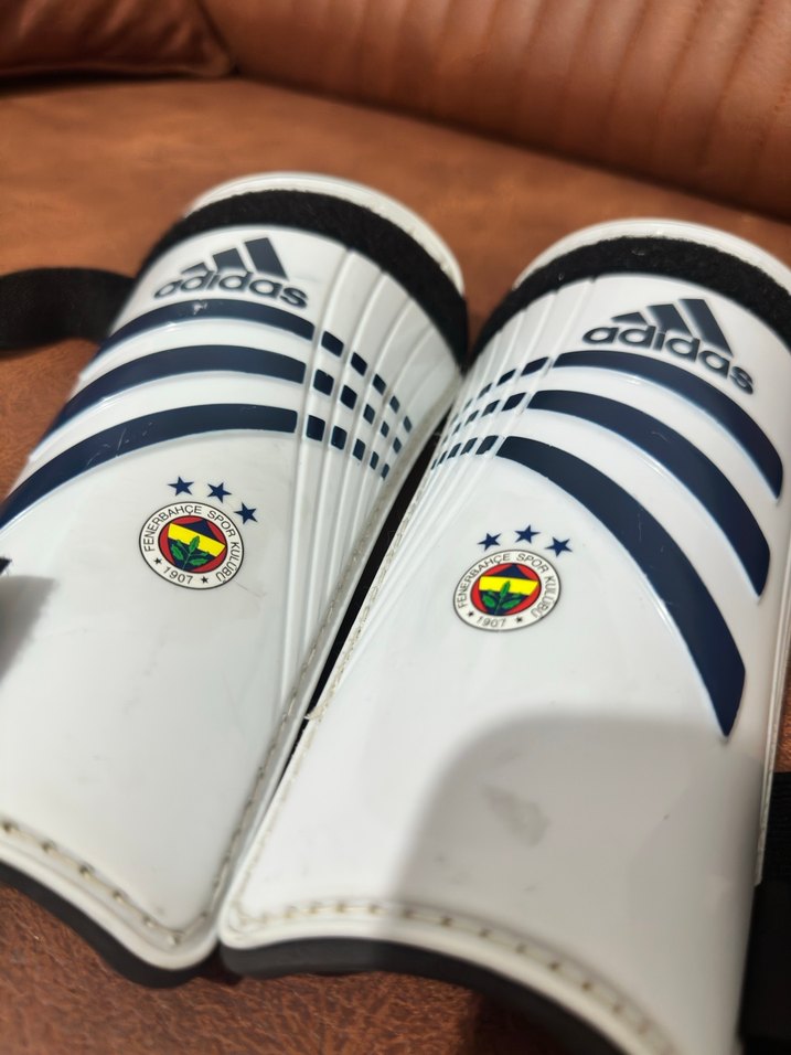 Adidas Beyaz Baskılı Dizlikler Velcro - Görsel 2
