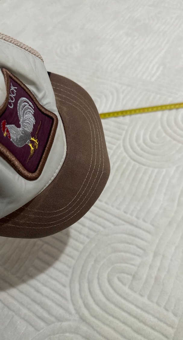 Kahverengi Nakışlı Erkek Şapka - Görsel 4