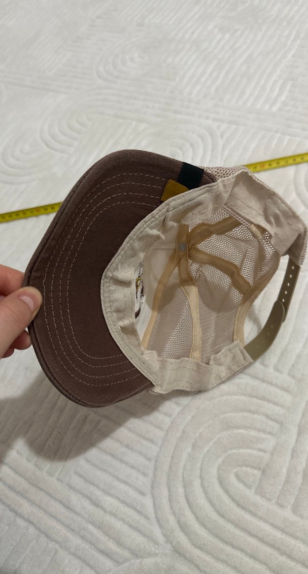 Kahverengi Nakışlı Erkek Şapka - Görsel 5