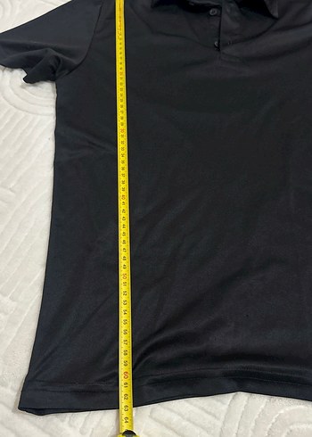 Erkek Siyah Polo Yaka Kısa Kollu Tişört - Görsel 4