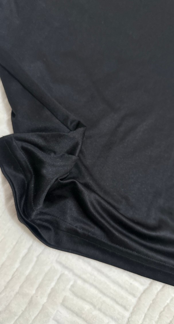 Erkek Siyah Polo Yaka Kısa Kollu Tişört - Görsel 2