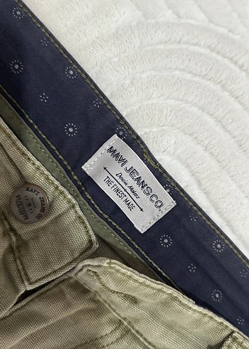 Pamuklu Bej Casual Kemerli Erkek Şort - Görsel 2