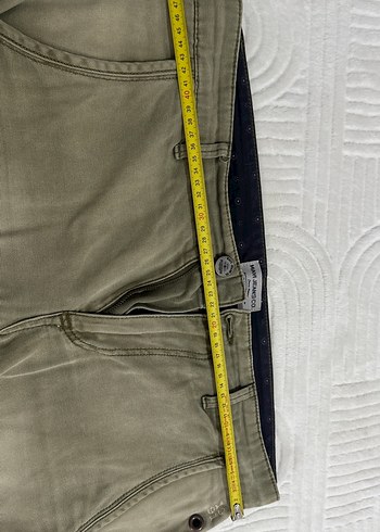 Pamuklu Bej Casual Kemerli Erkek Şort - Görsel 5