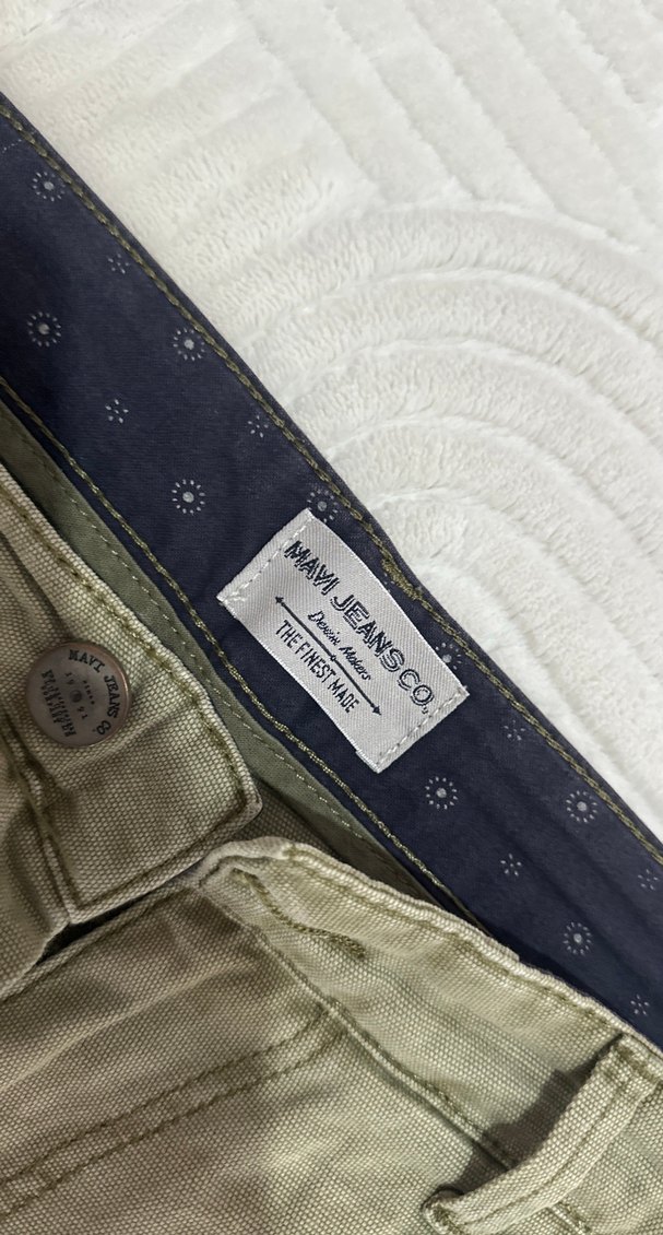 Pamuklu Bej Casual Kemerli Erkek Şort - Görsel 2