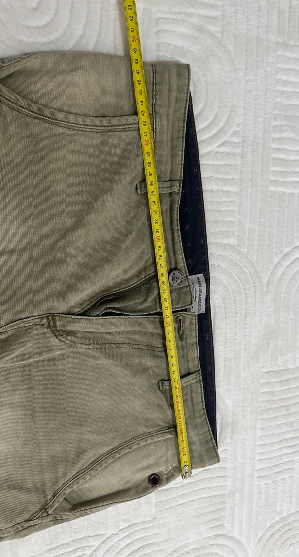 Pamuklu Bej Casual Kemerli Erkek Şort - Görsel 5