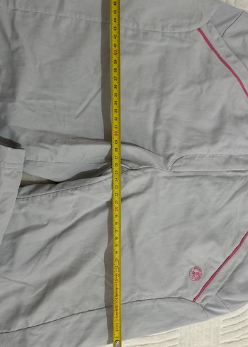 Gri Bol Kesim Midi Spor Kadın Pantolon - Görsel 8