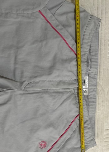 Gri Bol Kesim Midi Spor Kadın Pantolon - Görsel 9