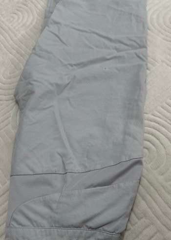 Gri Bol Kesim Midi Spor Kadın Pantolon - Görsel 12