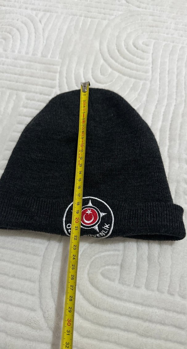 Gri Özel Güvenlik Nakışlı Erkek Bere - Görsel 4