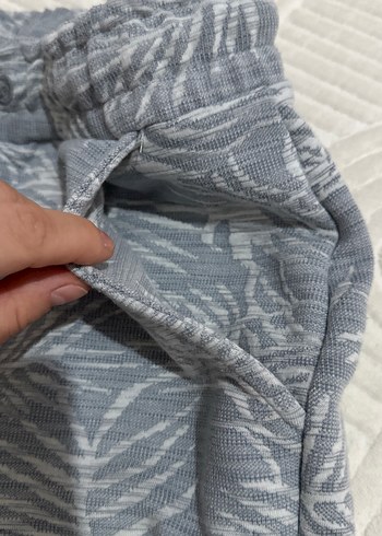 Gri Zebra Desenli Yoga Şortu - Görsel 4