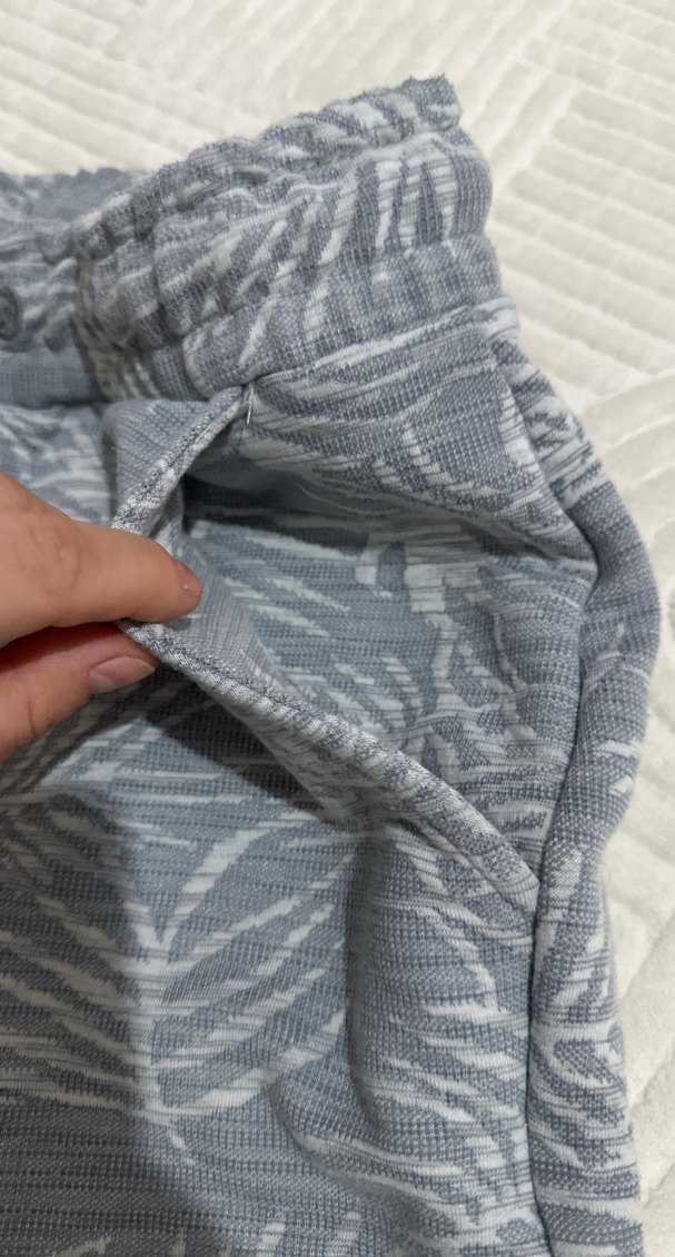 Gri Zebra Desenli Yoga Şortu - Görsel 4