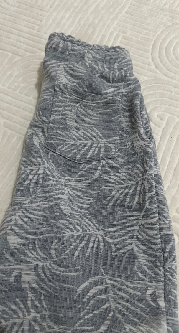 Gri Zebra Desenli Yoga Şortu - Görsel 5