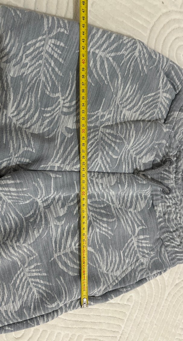 Gri Zebra Desenli Yoga Şortu - Görsel 2