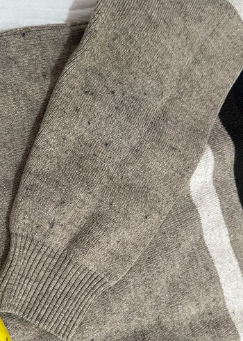 Gri Kahverengi Erkek Triko Kazak - Görsel 3