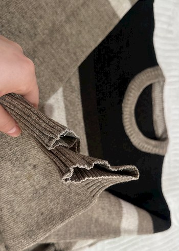 Gri Kahverengi Erkek Triko Kazak - Görsel 8