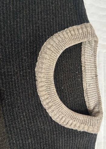 Gri Kahverengi Erkek Triko Kazak - Görsel 9