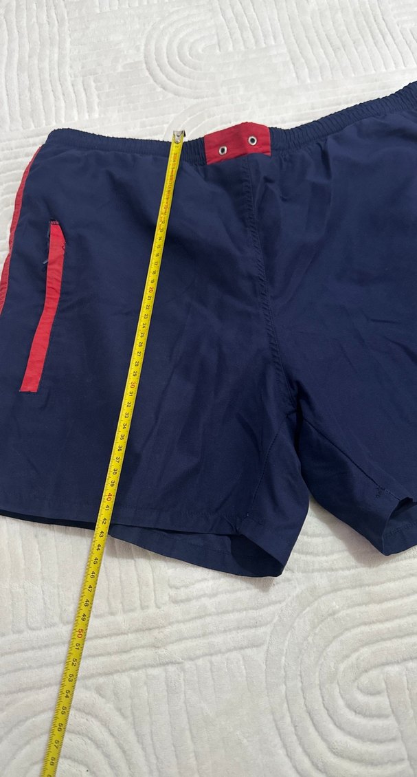 Düğmeli Lacivert Erkek Mini Şort - Görsel 2