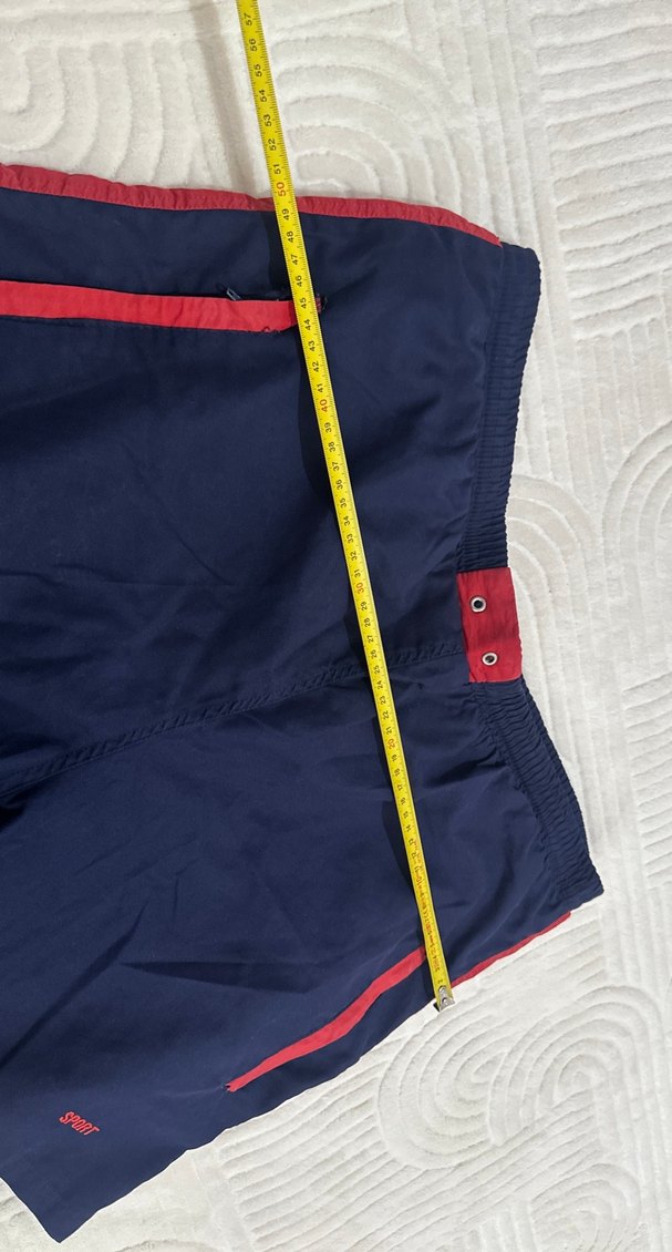 Düğmeli Lacivert Erkek Mini Şort - Görsel 3