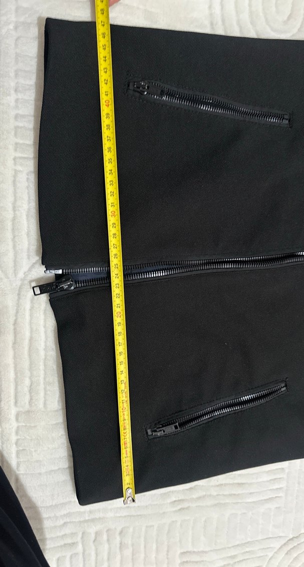 Siyah Fermuarlı Kolsuz Erkek Ceket - Görsel 2