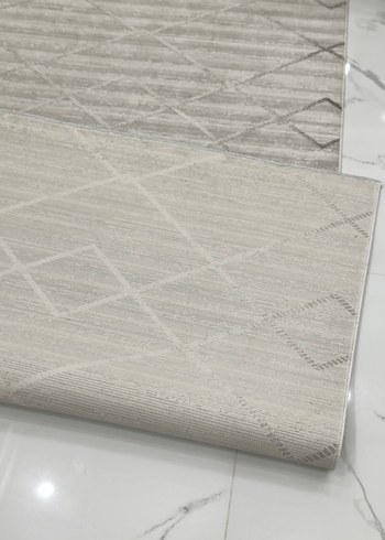 Gri Modern Düz Desen Halı - Görsel 5