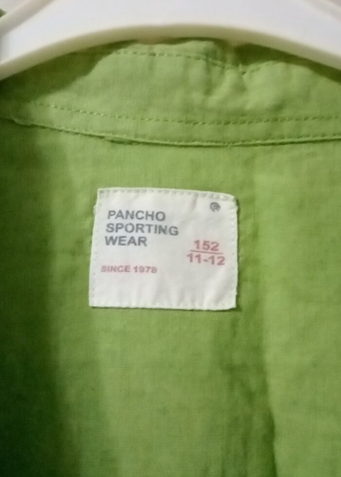 Yeşil gömlek  - Görsel 3