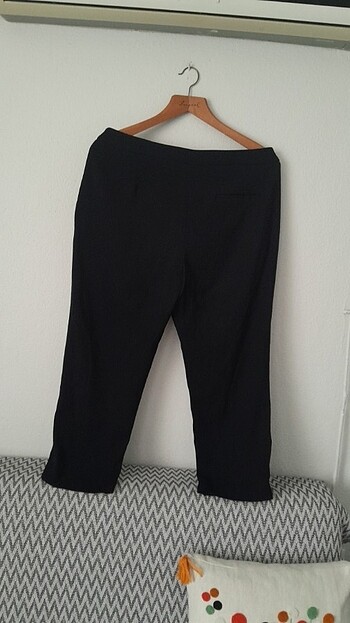xl Beden lacivert Renk Bayan kumas pantolon