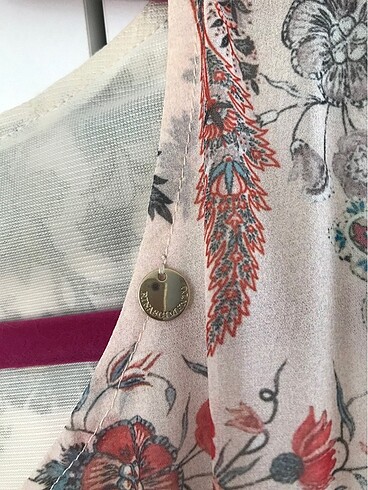 Rinascimento made in italy Yazlık kolsuz uzun çiçekli elbise