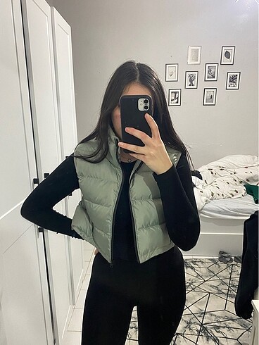 Trendyol & Milla Yeşil şişme yelek