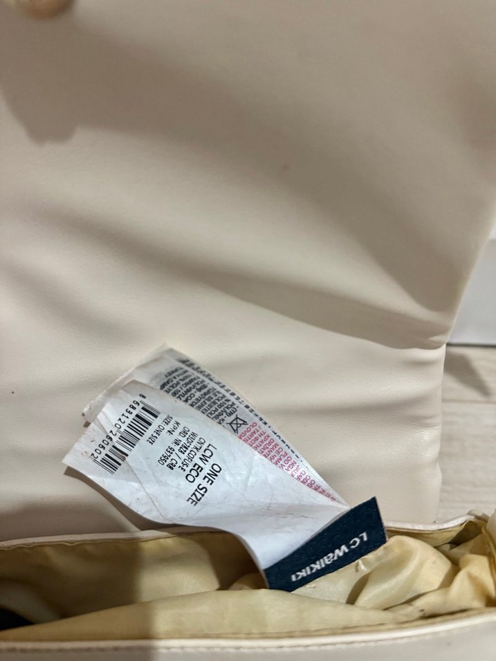 Bej Kemer Detaylı Kadın Çanta - Görsel 2