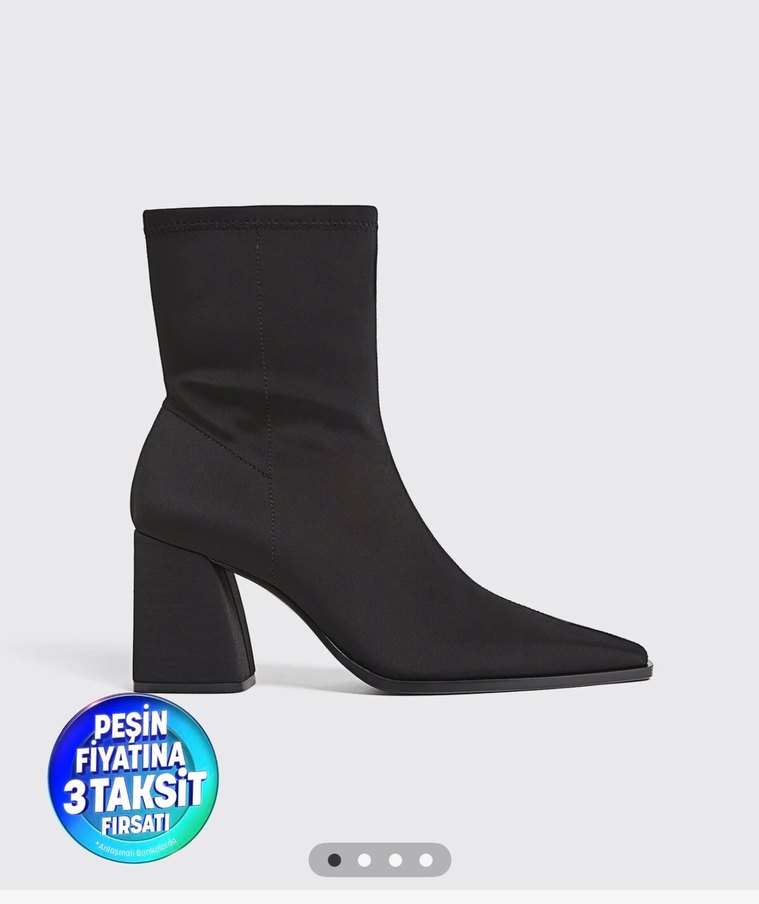 Siyah Topuklu Kadın Bot - Görsel 2