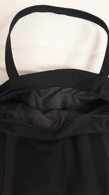 Siyah bez çanta - Görsel 5