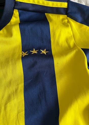 Sarı-Lacivert Çizgili V Yaka Erkek forma - Görsel 8