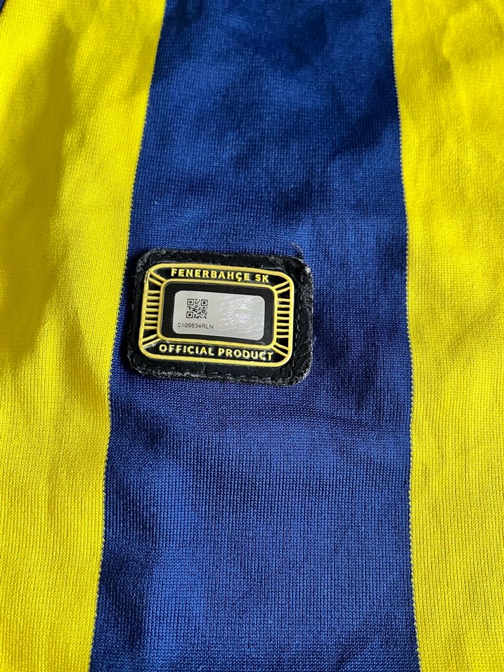 Sarı-Lacivert Çizgili V Yaka Erkek forma - Görsel 4