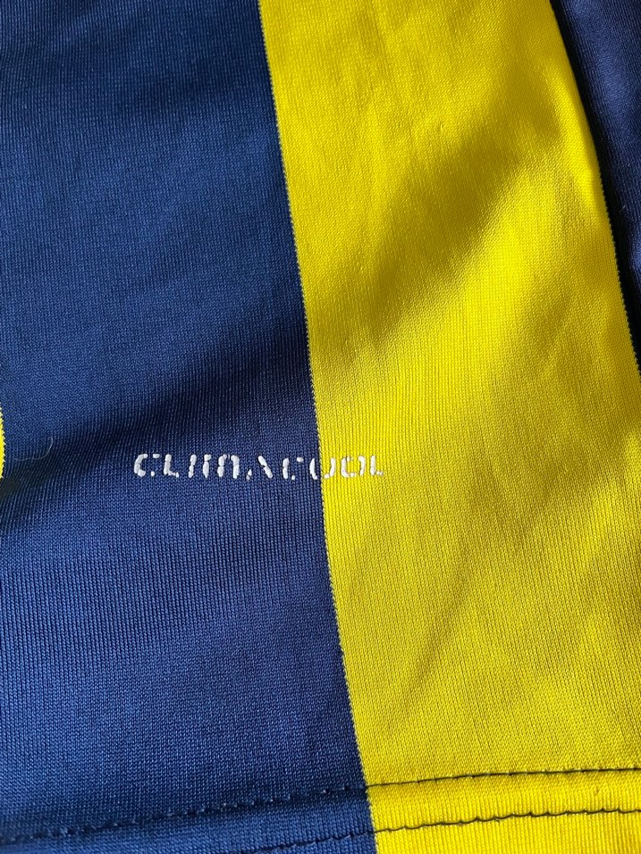 Sarı-Lacivert Çizgili V Yaka Erkek forma - Görsel 5