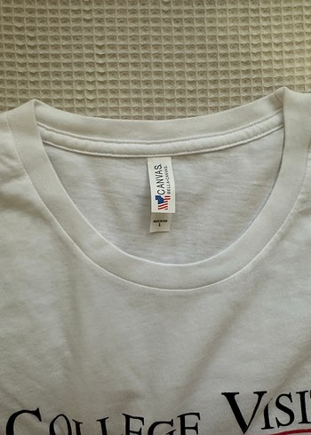 Beyaz Baskılı Erkek Tişört - Görsel 3