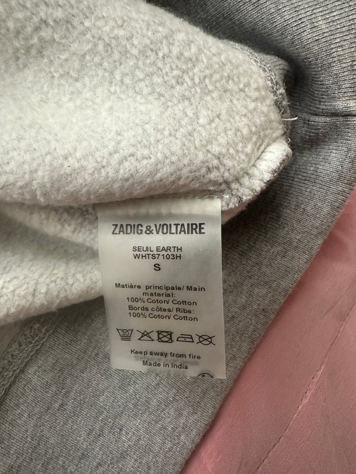 Gri Baskılı erkek/kadın Sweatshirt - Görsel 3