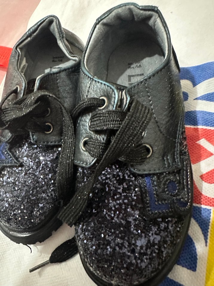 Çocuk Parlak Rock Punk Ayakkabı - Görsel 4