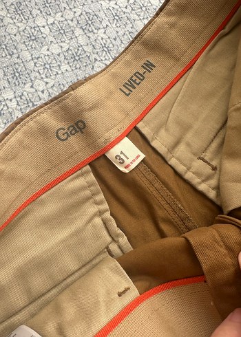 Düğmeli Kahverengi Erkek Şort - Görsel 4