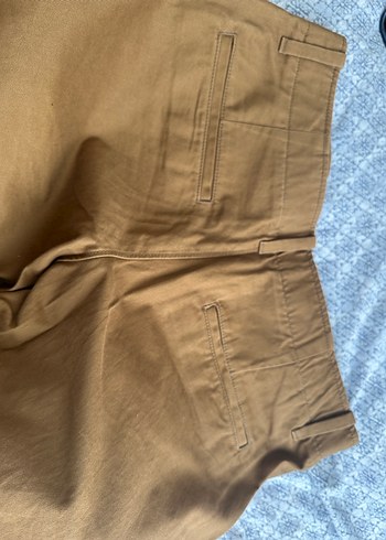 Düğmeli Kahverengi Erkek Şort - Görsel 2