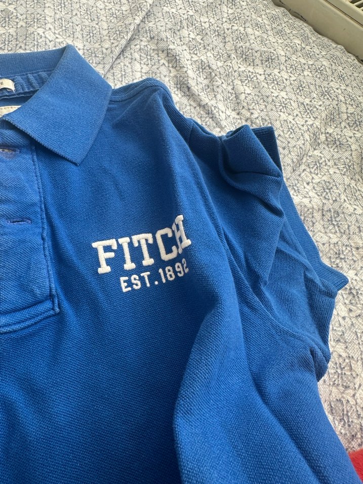 Mavi Kısa Kollu Polo Tişört - Görsel 2