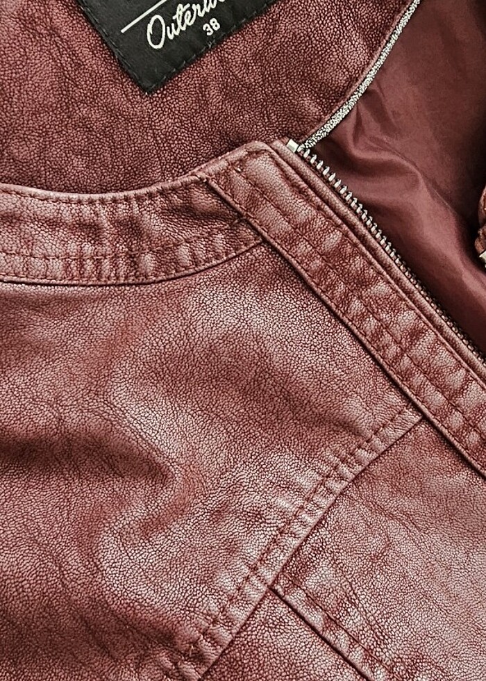 Kadın deri ceket - Görsel 2