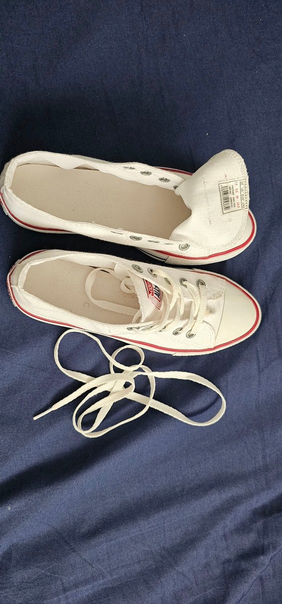 Kadın Beyaz Converse Spor Ayakkabı - Görsel 2